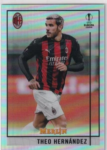 Topps Merlin Chrome Karte 20/21 Nr. 46 Theo Hernandez Silver Refractor - Bild 1 von 2