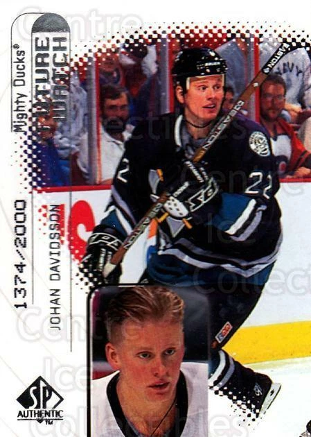 1998-99 Sp Authentic #91 Johan Davidsson - Image 1 of 1