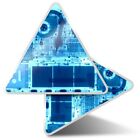 2 x Triangle Stickers  7.5cm - Notebook Tablet X-Ray Electronics  #21947