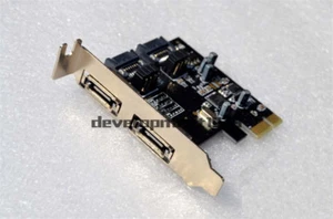 PCI-E To SATA3 PCI E SATA3.0 6Gb/s the SSD Expansion Card  ASM1061 - Picture 1 of 4