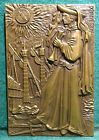 PRINCE HENRY THE NAVIGATOR / HIS COAT ARMS & TEXT 60x90mm BRONZE MEDAL