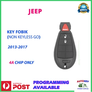 JEEP KEY FOBIK KEY 4A CHIP 2013-2017 - Picture 1 of 2