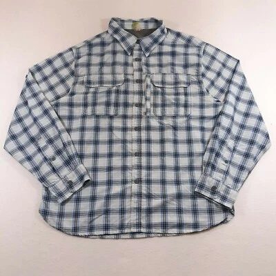 Camisa de caminhada Alpine Design Tech Series ao ar livre com botões adulto XL xadrez ventilado - Imagem 1 de 4