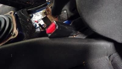 Buckle for Seat Belt Front Driver Left Black Fits 03-09 350Z 85357 - Image 1 of 4