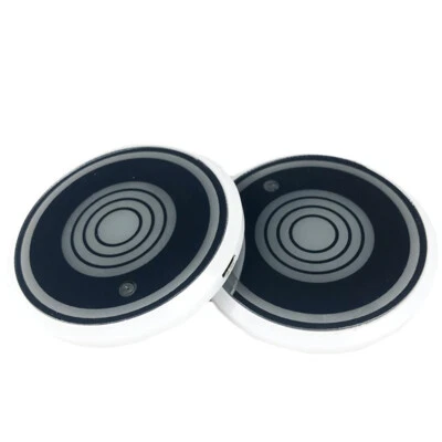 7-Colors LED Car Coaster Mat Cup Holder Pad Anti-slip Atmosphere Light Decor USB - Image 1 of 4