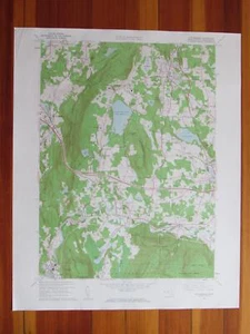 Stockbridge Massachusetts 1962 Original Vintage USGS Topo Map - Picture 1 of 1