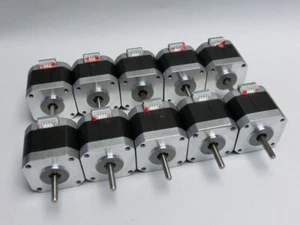 10 STÜCK Nema 17 Stepper Motor Schrittmotor 3D Drucker Printer CNC Fräse - Bild 1 von 7