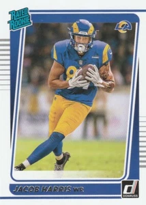 2021 Donruss Jacob Harris Rated Rookie #290 Rams - Picture 1 of 2