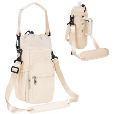 Water Bottle Bag for Stanley Cup 40oz Travel Holder With Strap Carrier Sling Bag Foto 1 de 4