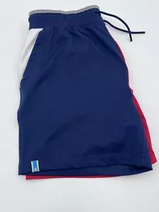 Chubbies rot weiß blau patriotische gefütterte Herrenshorts Größe Large 5,5" Schrittlänge USA - Bild 1 von 13