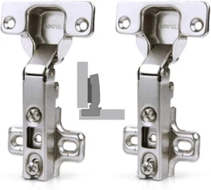 HAFELE 110 Degree Kitchen Cabinet Cupboard Door Hinge Full Overlay with Slide on - Picture 1 of 6