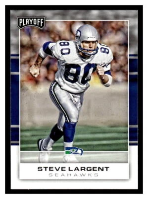 2017 Panini Playoff  #177 Steve Largent - Seattle Seahawks - Image 1 of 2