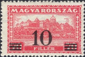 Hungary 1933 Palace/Buildings/Architecture/10 on 70 Surcharge/Surch 1v (hx1283) - Picture 1 of 1
