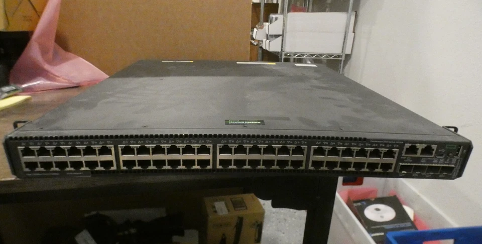 Conmutador de red HI HPE 5130 48G POE+ 4SFP+ 1 ranura JH326A 48 puertos con 2 PSU HP Foto 1 de 4