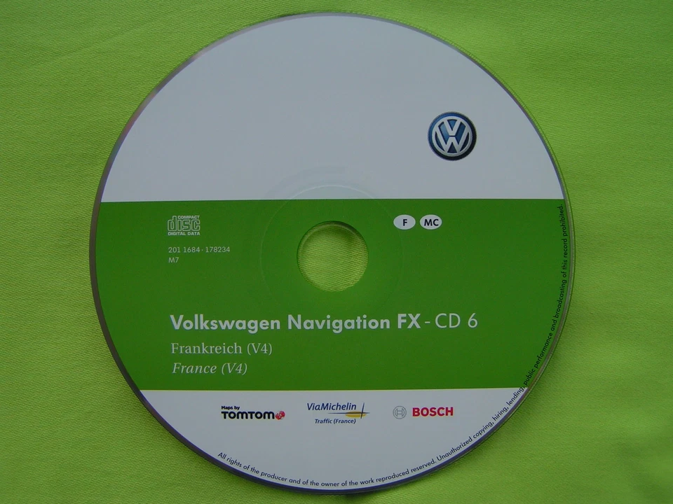 CD NAVIGATION FX FRANKREICH 2012 V4 VW RNS 310 POLO GOLF 6 PASSAT 3C EOS JETTA - Bild 1 von 1