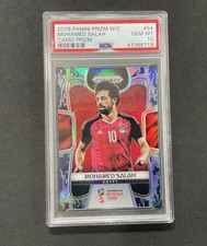Mohamed Salah 2018 Panini Prizm World Cup #54 CAMO 3/20 PSA 10 Egypt Liverpool
