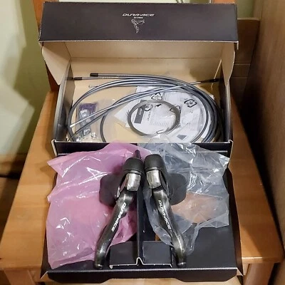 Cambio Shimano Dura Ace ST-7900 7P-SET leva doppia comando mai usato in scatola - Immagine 1 di 4