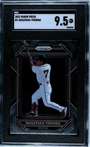 2023 Panini Prizm #1 Masataka Yoshida SGC 9.5 MINT+ - Picture 1 of 2