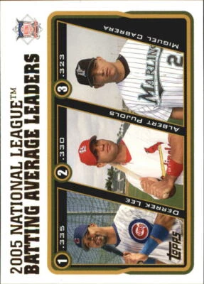 2005 Topps Update #142 Lee Albert Pujols Miguel Cabrera  - NM-MT - Image 1 of 2