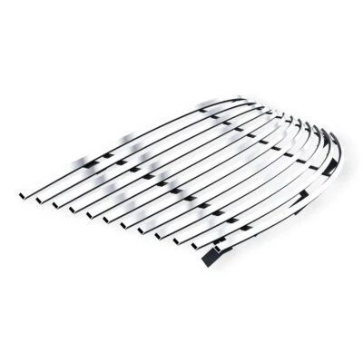 Se adapta a Infiniti M35/M45 2008-2010 superior principal acero inoxidable plata Billet parrilla inserto Foto 1 de 4