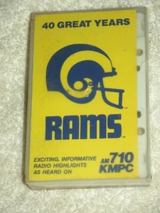 40 Great Years of the Los Angeles Rams Promo Audio Cassette KMPC Radio 1946-86 T - Picture 1 of 5