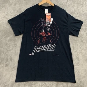 Daredevil Shirt Mens Medium Marvel Black Tee Defenders Born Again Nerdblock - Picture 1 of 7