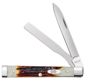 Case xx Knives Baby Doc Red Stag 9573 Stainless Pocket Knife - Picture 1 of 4