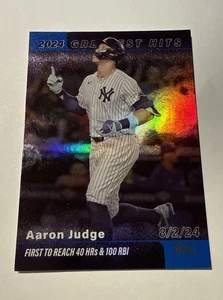 /150 Aaron Judge /OF Yankees | 2025 Topps Greatest Hits Insert #GH-1 - Picture 1 of 5