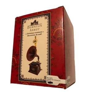 Kurt Adler Ornament Downton Abbey Phonograph Record Player Christmas DA2142 - Picture 1 of 15