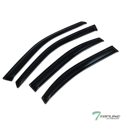 Topline For 2000-2003 Nissan Maxima Sun Rain Guard Vent Shade Window Visors 4pc Foto 1 de 4