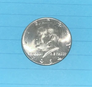 1964 Silver Kennedy Half Dollar BU - Picture 1 of 9