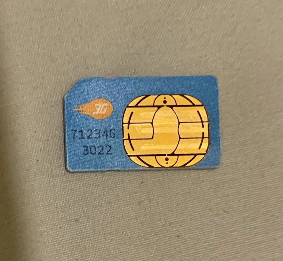 AT&T SIM Card 2G - For  iPhone 2G A1203. Used. Inactve. Vintage - Image 1 of 2