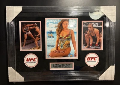 Ronda Rousey Signed Autographed 18x26 Framed UFC Display PSA DNA🔥 - Image 1 of 3