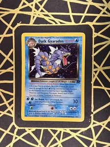 🔥 Dunkles Gyarados 8/82 🔥 Original Holo Rare Team Rocket Set Pokemon Karte WOTC  - Bild 1 von 7