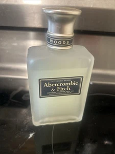 Abercrombie & Fitch Woods After Shave Balm Men 3.4 fl oz Splash 90% Ships Free - Picture 1 of 6