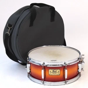 Pearl Masters Custom 14x5.5 Maple Shell Snare Drum Used w/ Soft Case - Picture 1 of 5