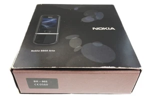 WIE NEU & PERFEKT – ORIGINAL NOKIA 8800 ARTE BLACK RM-233 KOMPLETT - Bild 1 von 16