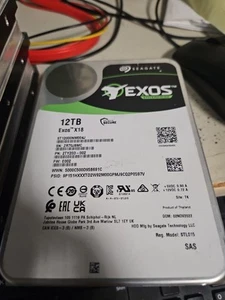 Seagate X18 12TB 7.2K SAS 12Gb/s 3.5'' 512e/4Kn ST12000NM004J W/ Warranty2028 - Picture 1 of 1