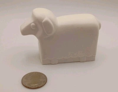 Vtg.Mega Bloks Lil' Farmers Building Set White Sheep Figure-Sheep Figure Only! - Image 1 of 4