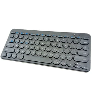 Bluetooth Wireless Keyboard Battery Powered for Tablet Smartphone QWERTY Keypad - Picture 1 of 8