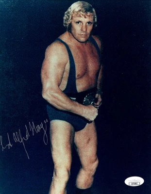 Lord Alfred Hayes Signed 8x10 WWF Wrestling Color Photo - JSA Authentication 02 - Image 1 of 3