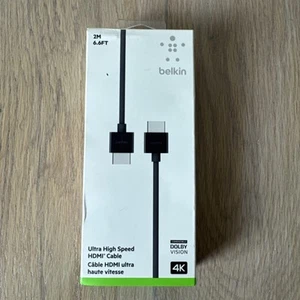 Cable HDMI de alta velocidad Belkin Ultra HD para Apple TV 4K nuevo en caja - Imagen 1 de 6