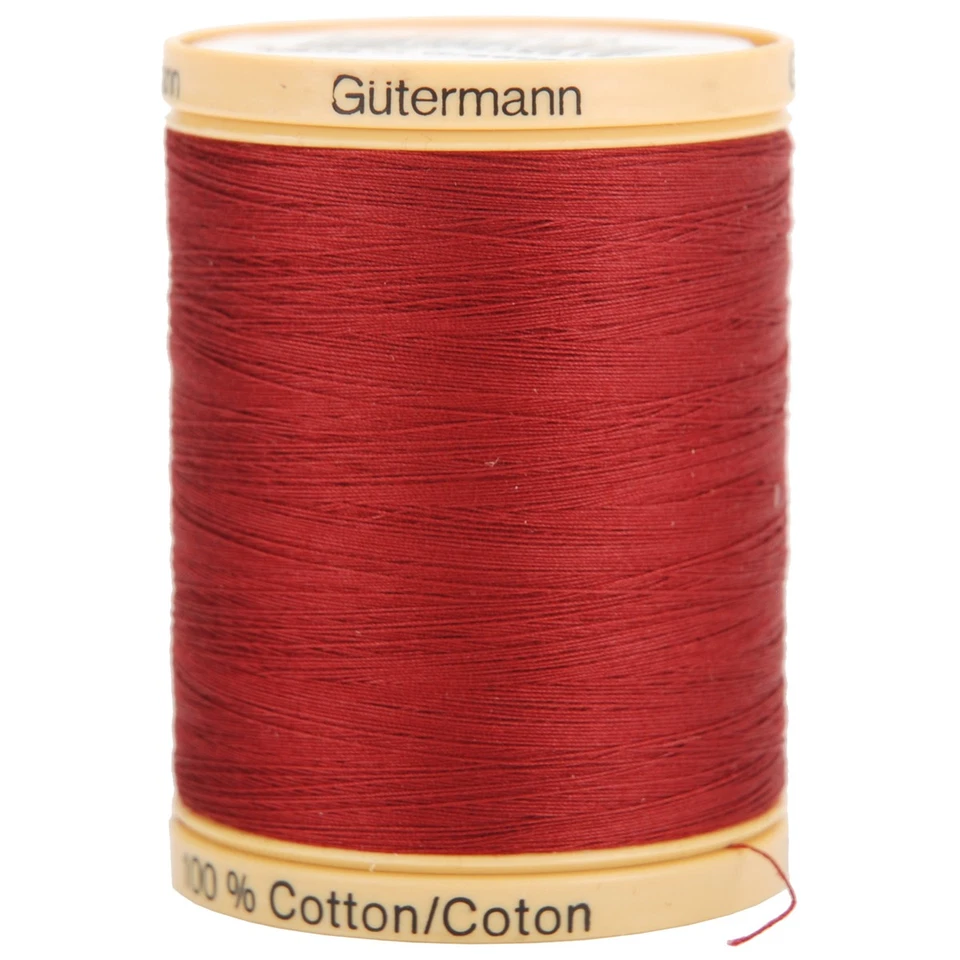 Gutermann 800C-2433 Natural Cotton Thread Solids 876yd-Raspberry - Image 1 of 1