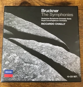 Bruckner Complete Symphonies Riccardo Chailly 10 CD Decca Box Set - Picture 1 of 3