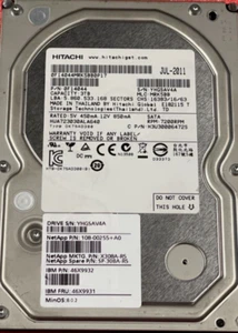 HUA723030ALA640 / 0F14044 Hitachi UltraStar 7K3000 3TB, internal, 7200RPM, 3.5 - Picture 1 of 2