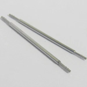 2 x THIN 1mm WATCH SPRING BARS/PINS - HIGH QUALITY STEEL - Sizes 6 - 22mm - Picture 1 of 2