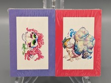 VTG 1990 Captain Quantum VS the Ugly Druggies Ren Stimpy Kricfalusi - CARDS ONLY