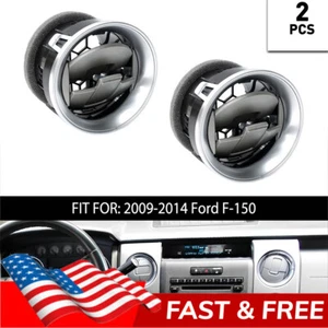 2Pcs AC Heater Louvre Air Vent Dashboard Interior Louver For Ford F150 2009-2014 - Picture 1 of 11