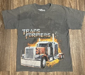 Transformers La Vendetta del Caduto Optimus Prime Grigio Film Promo Maglietta Medium - Foto 1 di 8