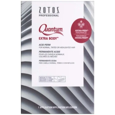 SP-249004 SALÓN BELLEZA ZOTOS QUANTUM EXTRA CUERPO CABELLO PERMANENTE NORMAL TINTADO MEDIO Foto 1 de 3